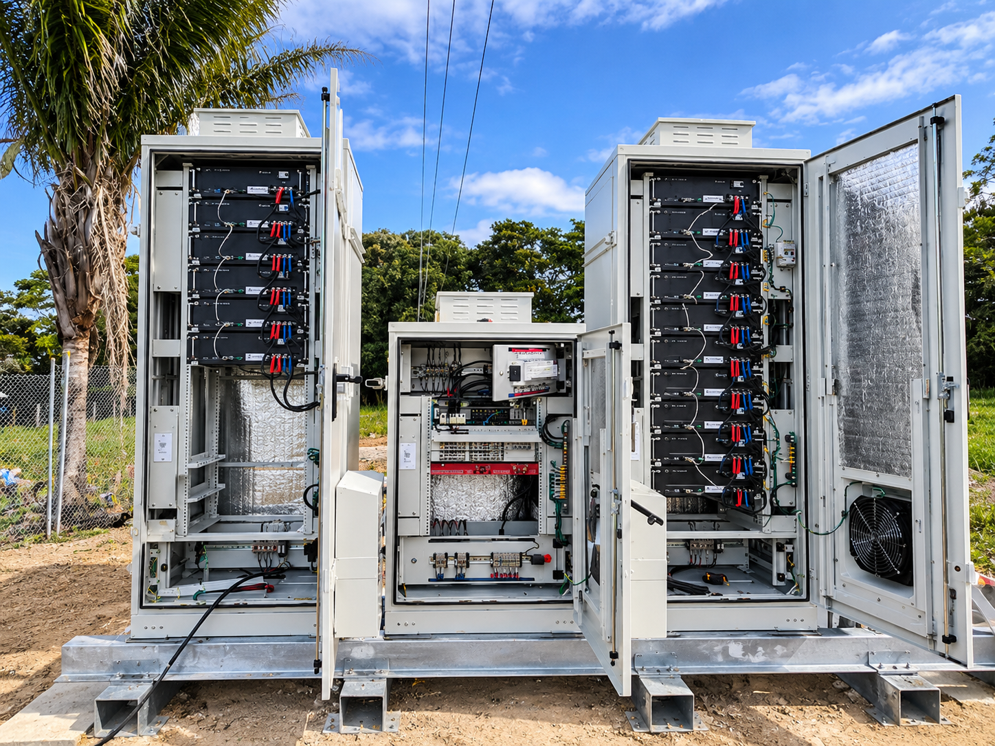 Tablero fotovoltaico con baterías — foto 2